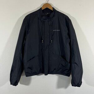 Rev'It Women's Tornado Black Motorcycle Rainjacket Windbreaker Jacket Full Zip